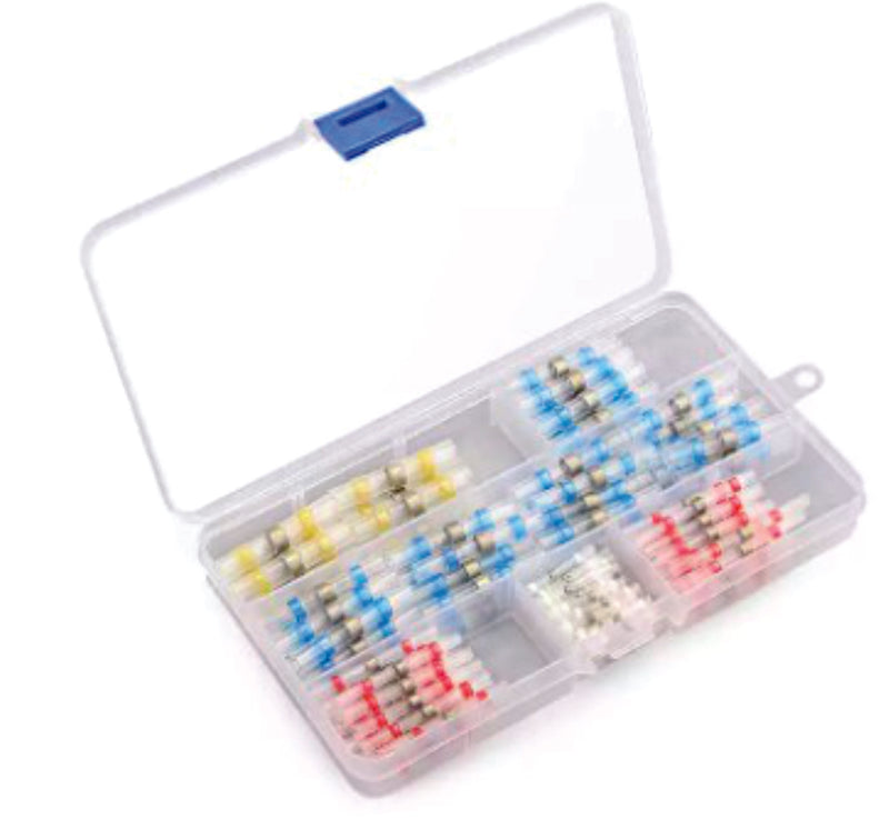 SWP-T815 - Solder Splice Assortment Kit, 120 pieces, Heat Shrink, Adhesive Lined