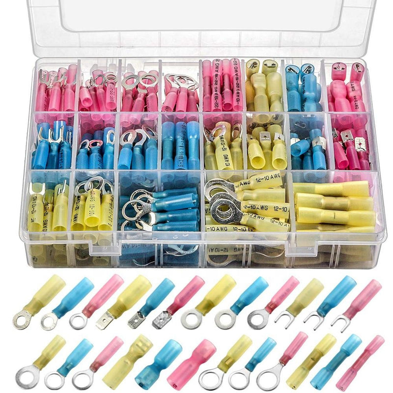 SWP-T801 - Terminal Assortment Kit, 250 pieces, Adhesive Lined, Sealed